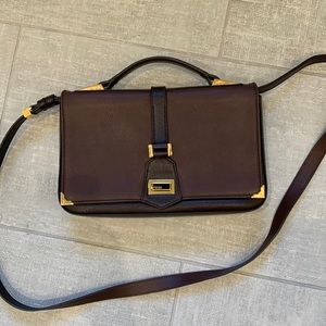 Authentic Fendi Leather Handbag, 11 inches width, 8 “ height